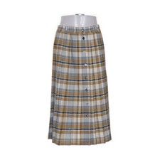 Zolo, Rock, Größe: 38, Beige/Blau/Weiß/Mehrfarbig, Polyester/Viskose #JJ6