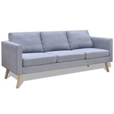 Stoffsofa 3-Sitzer Sofa Polstersofa Loungesofa Couch Sofagarnitur Sitzmöbel Neu
