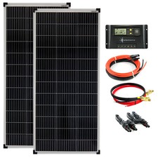 200 Watt 12V Solar Set 20A