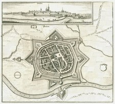 Dorsten Original Kupferstich Merian 1647