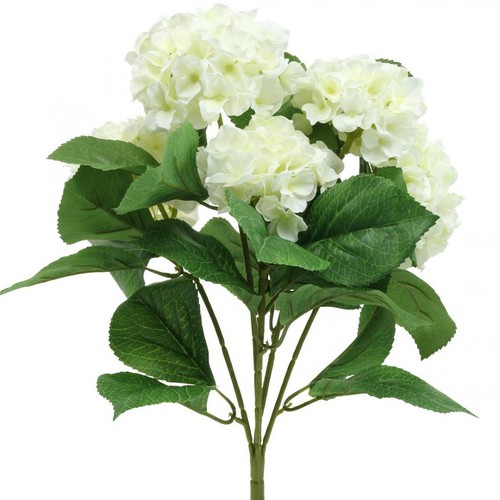 Hortensie künstlich weiß - künstlich,