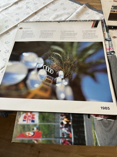 Audi kalender 1985 - kalender,
