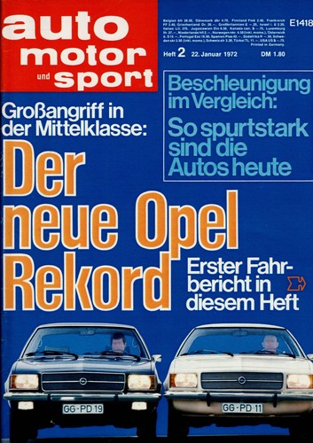 Auto motor sport - auto, heft