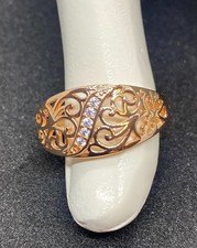 -== Gold Damen Ring - Neu - 585 RG  - mit funkelnden steinen - ca. 18,0 ==-
