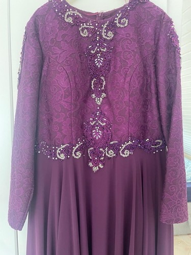 Abendkleid lila farben - gr., 44