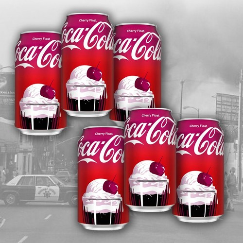 Coca cola cherry float dose - cherry,