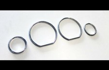 Chrom Instrumente Tacho Ringe Blenden Tachochromringe Limousine für BMW E36