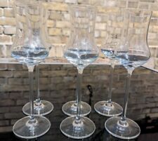 6 Grappagläser Obstbrand, Weinbrand  - 19,5 x 6 cm  - transparent, zeitlos