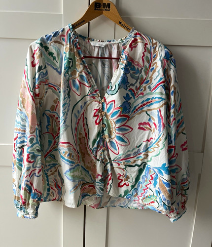 Zara damen bluse tunika - tunika, l