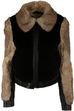 CHLOÉ SCHWARZE KANINCHEN- UND