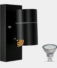 Unikcst Außenwandleuchte - Netzbetreiben -  Mit Dämmerungssensor - In Schwarz 