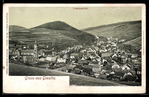 Graslitz blick vom hang - blick,