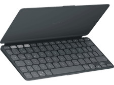 LOGITECH Keys-To-Go 2, mobile kabellose Tablet Tastatur Graphite
