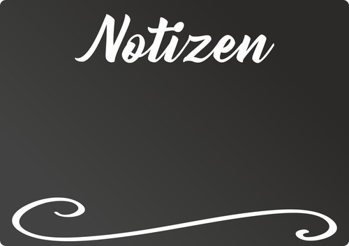Notizen tafel waagerecht - tafel,