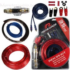 Renegade Kabelset 35mm² Anschlusskit Auto Verstärker Strom-Kabel-Set REN35KIT