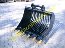 Sieblöffel, Sortierlöffel, Baggerlöffel für MS01 MS03 MS08 MS10 MS21, Lehnhof...