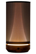 Ettlinlux Ambiloom Designlampe Nachttischlampe Akkulampe USBC Walnuss Tischlampe