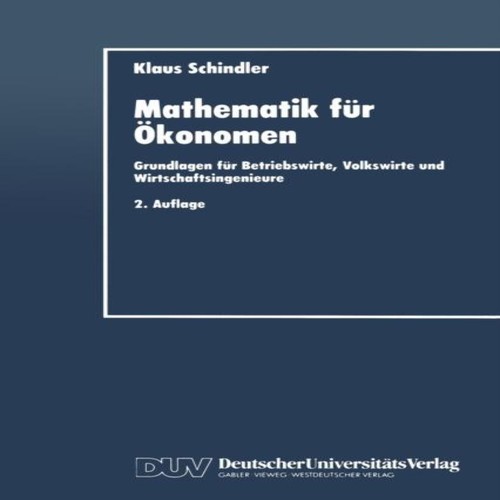 Mathematik fur okonomen - mathematik,