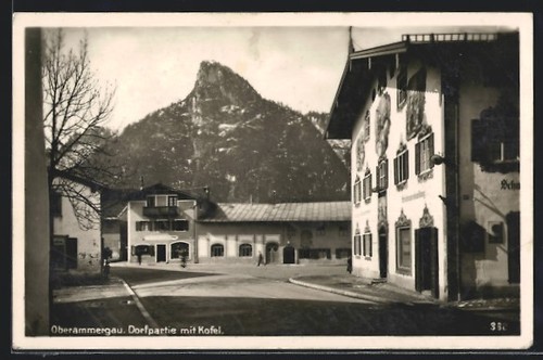 Ansichtskarte oberammergau - ansichtskarte,