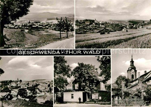 Geschwenda panorama blick - geschwenda,
