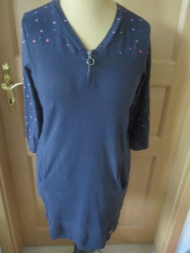 Kleid arm dunkelblau - kleid, 3/4