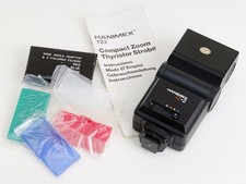 Hanimex TZ 2 Aufsteckblitz Flash mit Zubehör
