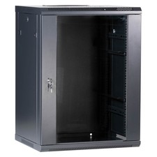 19"Wandgehäuse Netzwerkschrank Serverschrank 15HE Tiefe 500mm schwarz ProfiPatch