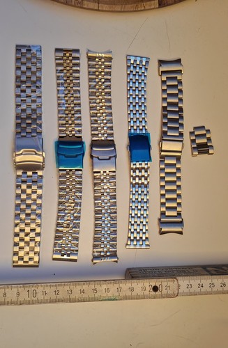 Uhrenarmband edelstahl - 5x,