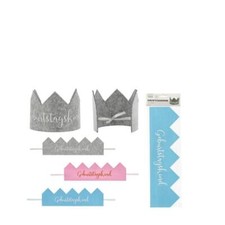 Geburtstagskrone aus Filz