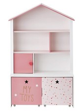 Vertbaudet Bücherregal, Weiß / RosaVertbaudet Bücherregal, Weiß / Rosa