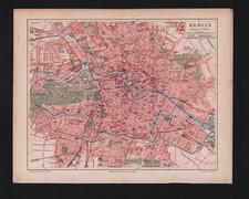 Landkarte 1894: Stadtplan