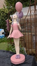 Deko Figur Mädchen mit Ballon