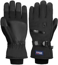 Ski Handschuhe Wasserdicht Thermo Winter BRUBAKER Snowboard Xtra Warm Schwarz