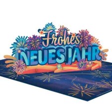 3D POP UP Klappkarte *Frohes