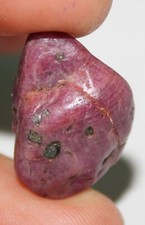 29,70 Karat natürlicher roter Rubin grob, Rohrubin, Rubinkristall, edler rote...