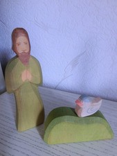 Ostheimer Figuren aus Sammlung für Arche kleine Taube Noah Brandstempel Busch