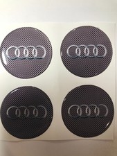 Audi Auto Emblem Sticker für Nabendeckel Radkappen Aufkleber Epoxy Logo