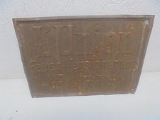 Blechschild   Versicherung