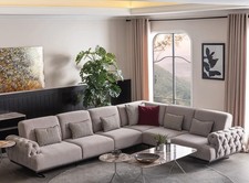 Ecksofa 2x Couchtisch Ecke