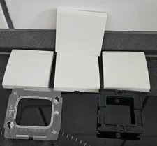 Lichtschalter Kippschalter Wippschalter 1x Gira 00.002229 weiß  & 3x unbekannt