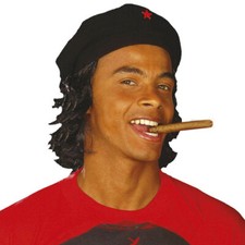 CHE GUEVARA MÜTZE HAARE # Karneval Soldat Kostüm Party Baskenmütze Mütze Militär