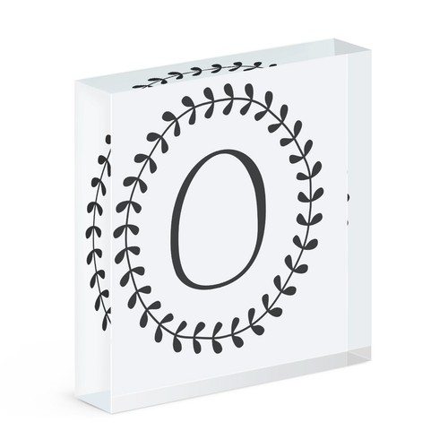 Buchstabe blumenkranz - buchstabe,