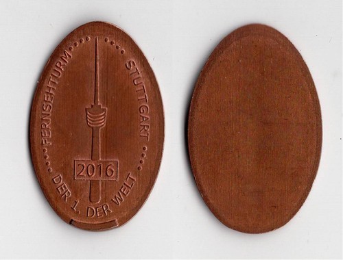 Elongated coin stuttgart - coin,