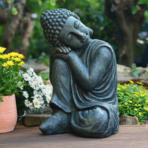Buddha figur garten - garten, schlafend