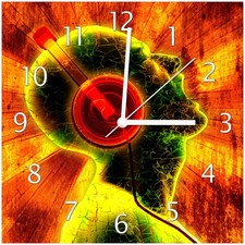 Wallario Wanduhr aus Glas