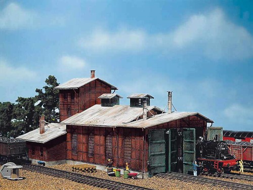 Faller 120161 lokschuppen - h0,