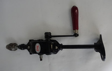 Handbohrmaschine Genko manuell, Brustleier, 2 Gang,  350mm. Griff fehlt