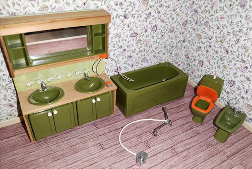 Lundby badezimmer set - badezimmer-set,