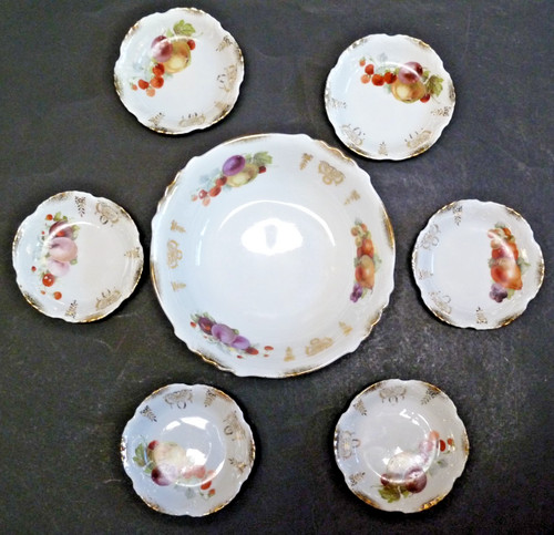 Puddingset antik 7tlg - antik,