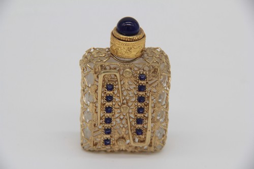Vintage czech glass perfume - czech,